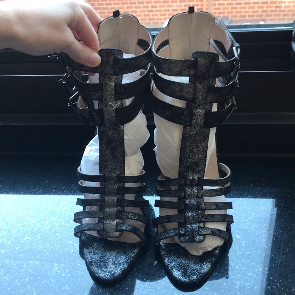 SJP by Sarah Jessica Parker Lola Metallic Heel